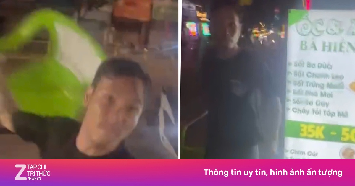 Tạm giữ nhân viên quán ốc dùng ghế nhựa đánh tài xế giao hàng