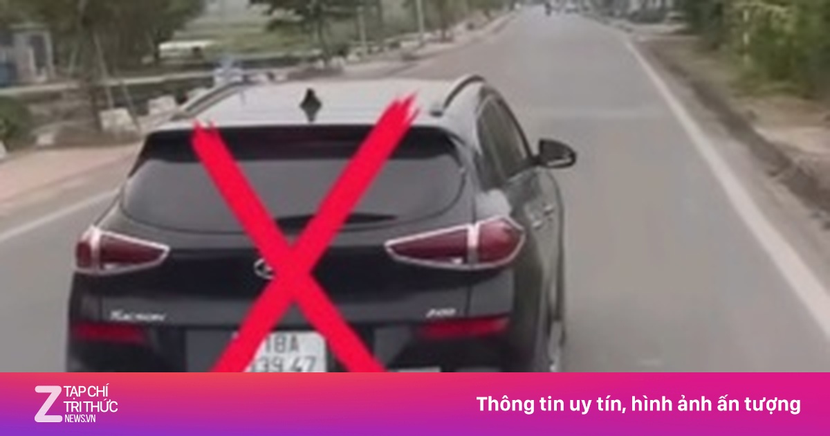 Tài xế ôtô lạng lách, chèn ép xe khách trên tỉnh lộ Ninh Bình bị phạt 50 triệu đồng