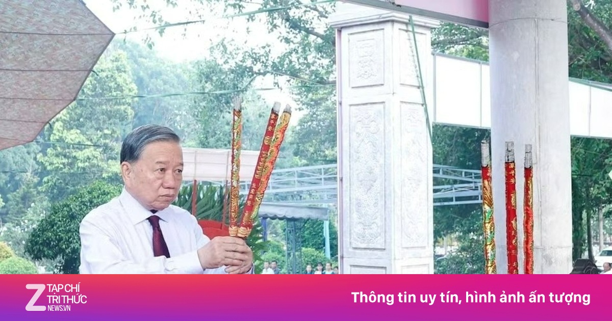Tổng Bí thư, Chủ tịch nước tưởng niệm các Anh hùng liệt sĩ ở Tây Ninh