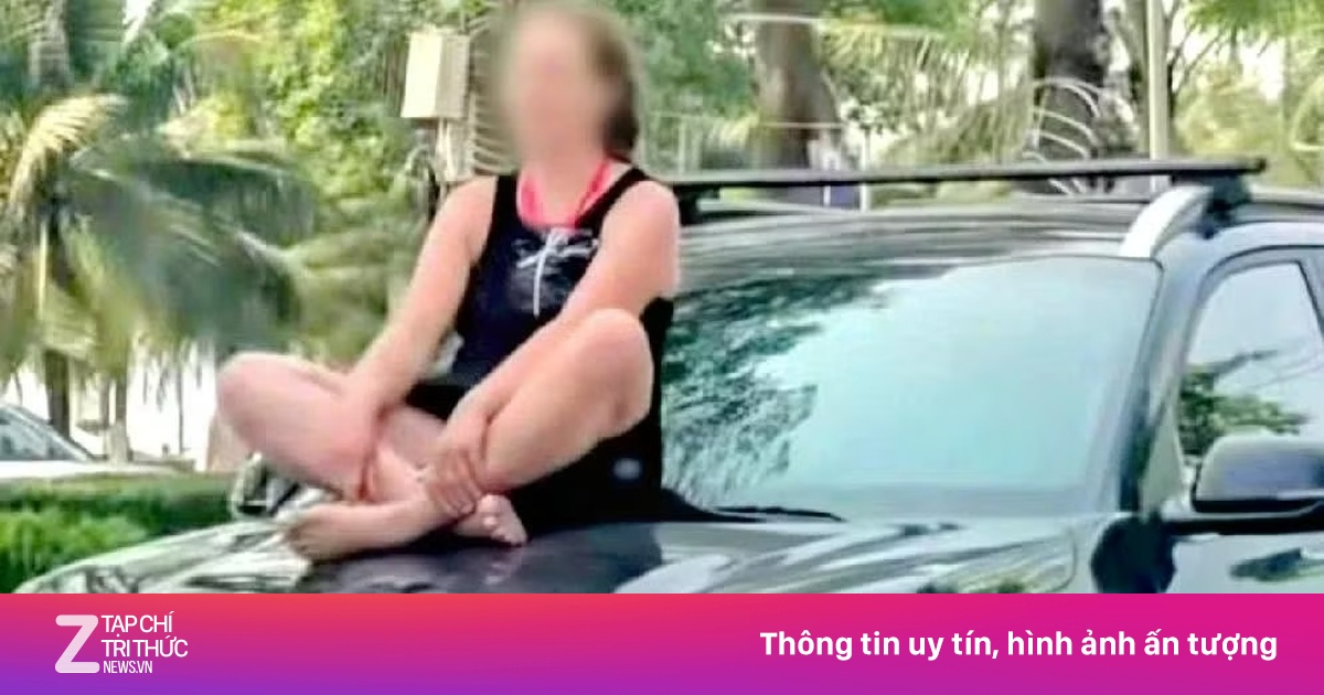 Xác minh clip nữ du khách nước ngoài ngồi trên capo ô tô đang chạy ở Nha Trang