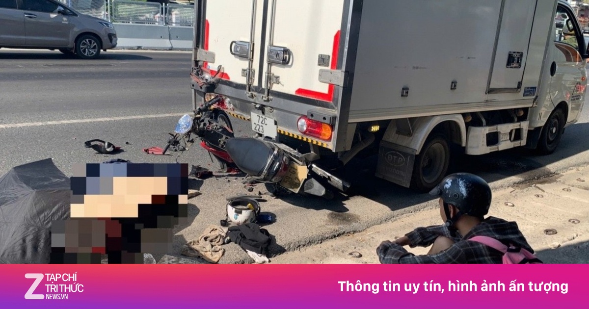 Thiếu niên tử vong sau đuôi xe tải, bạn đi cùng ngồi thất thần
