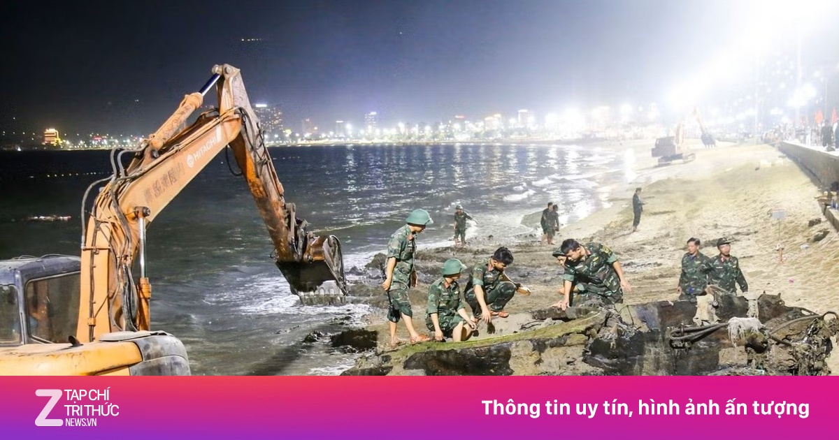 Xác xe tăng ở biển Quy Nhơn được xử lý ra sao?