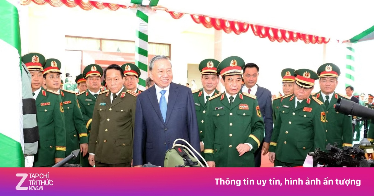 Tổng Bí thư, Chủ tịch nước Tô Lâm thăm và làm việc tại Quân khu 5