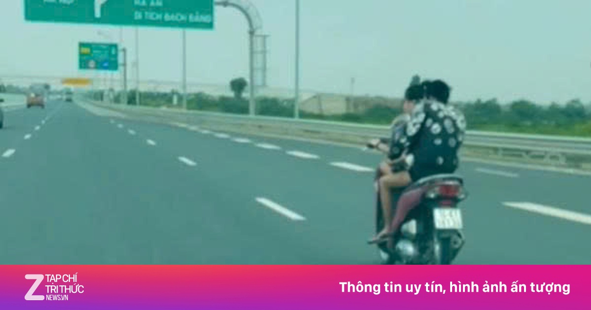 Video: Hai cô gái phóng xe máy bạt mạng trên cao tốc Hạ Long - Hải Phòng