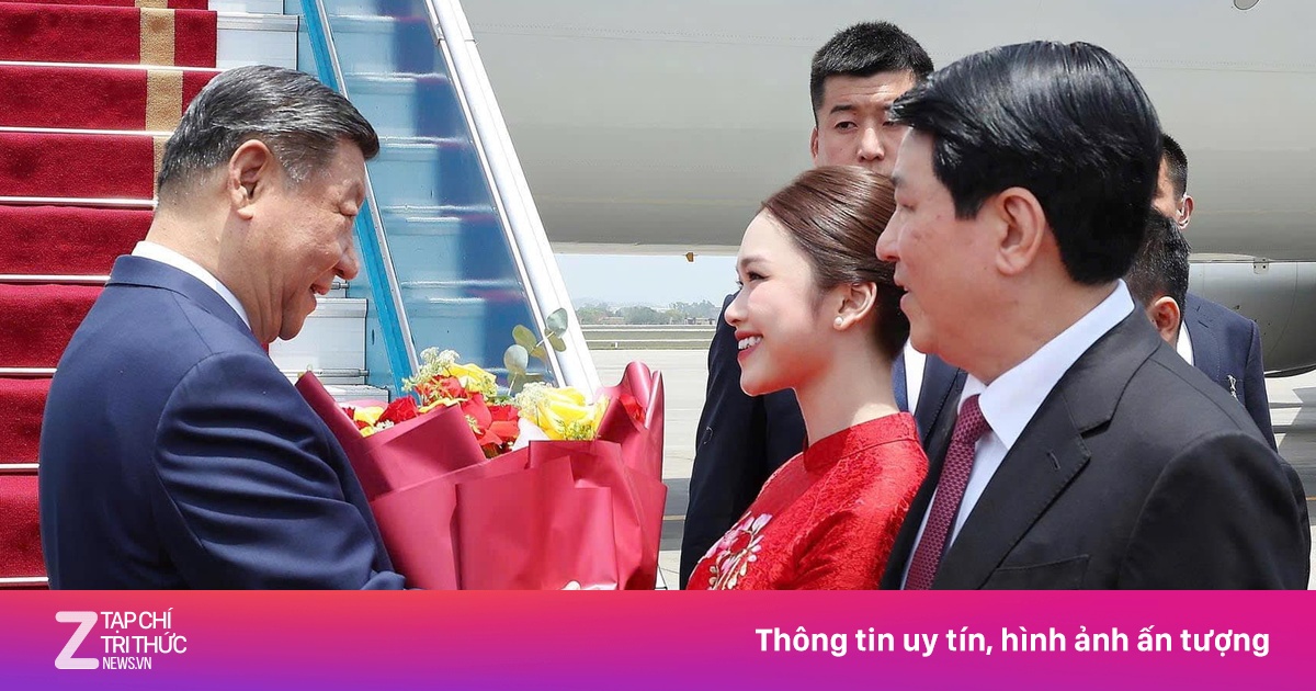 Cô gái Việt tặng hoa Tổng Bí thư, Chủ tịch nước Trung Quốc là ai?