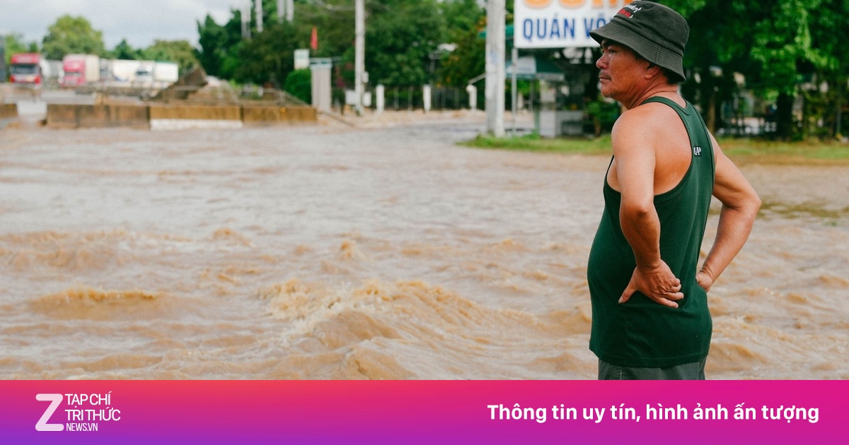 Hình ảnh Lâm Đồng ngập chưa từng thấy, quốc lộ hóa thành sông