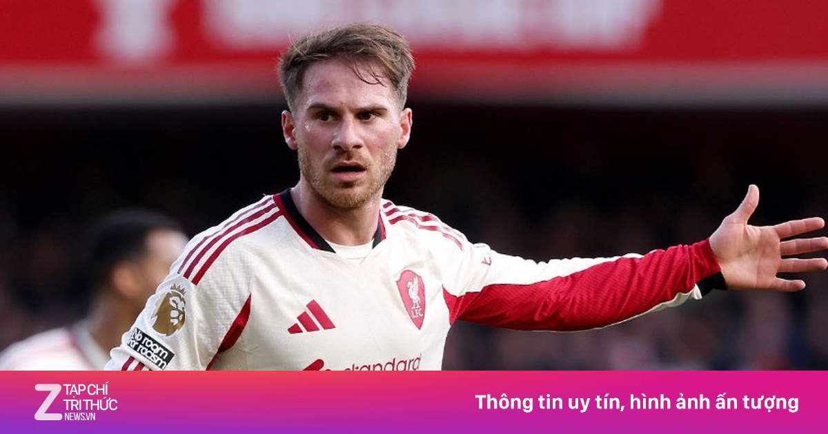 Bàn thắng phút 90+7 của Mac Allister giúp Liverpool thoát hiểm trước Nottingham Forest