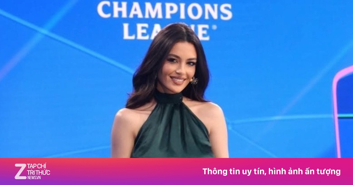 Nữ MC Champions League gây sốt với màn xuất hiện cuốn hút