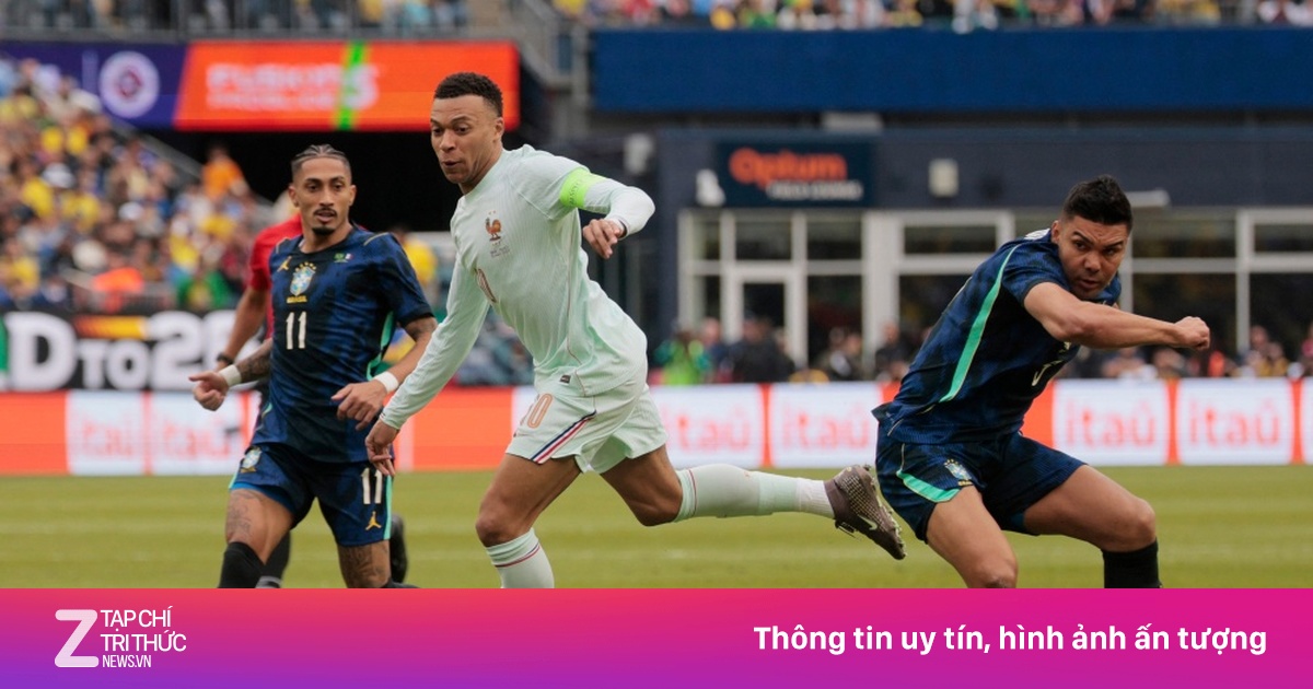 Mbappe Áp Sát Kỷ Lục Ghi Bàn Tuyển Pháp Sau Chiến Thắng Trước Brazil