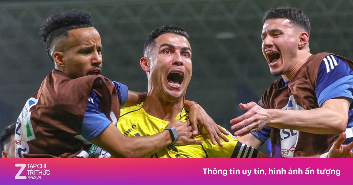 Ronaldo tỏa sáng, Al Nassr cách ngôi vương hai trận thắng