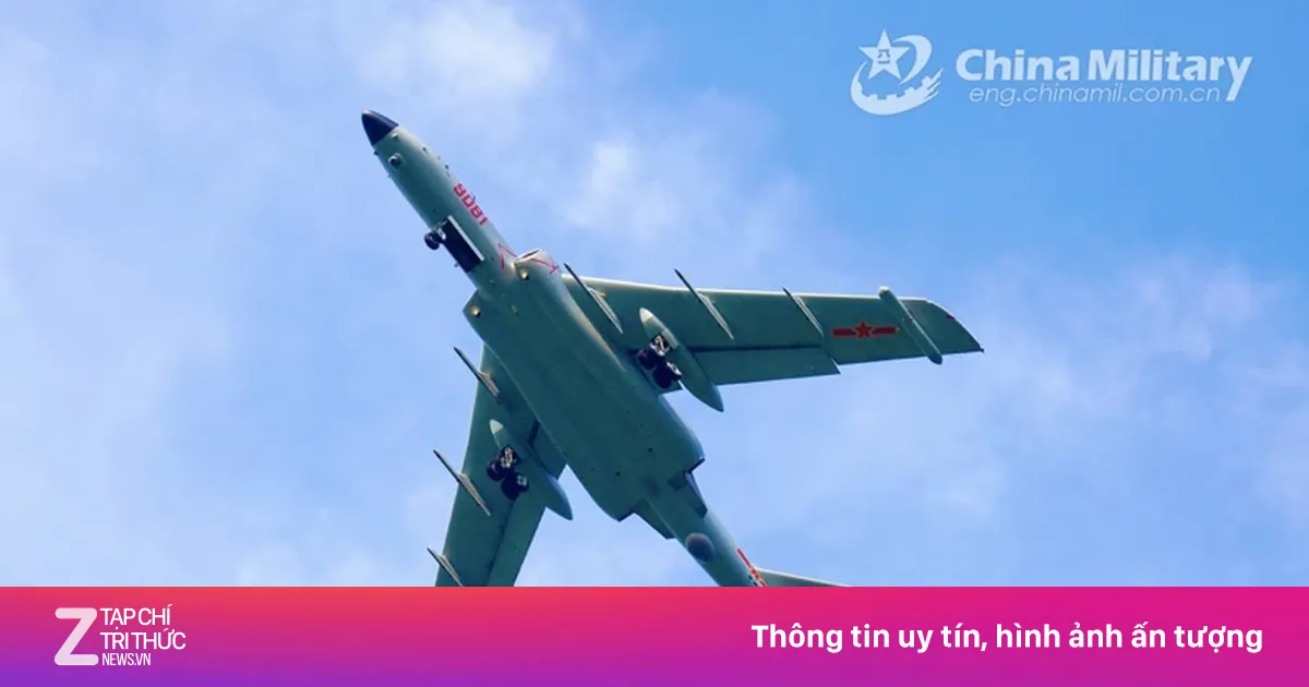 Máy bay ném bom chiến lược Trung Quốc áp sát Đài Loan