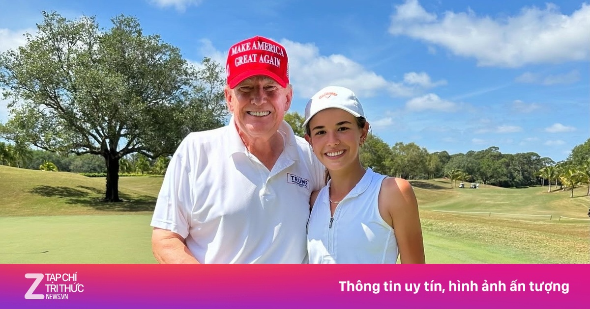 Cháu gái ông Trump gây chú ý