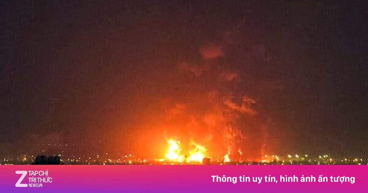 Israel Không Kích Kho Dầu Iran, Tehran Rung Chuyển Trong Đêm
