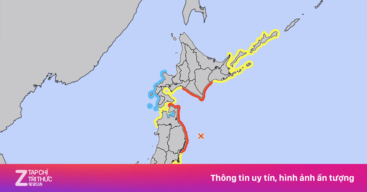 Sóng thần cao 3m đe dọa Nhật Bản sau động đất 7,5 độ ngoài khơi Iwate