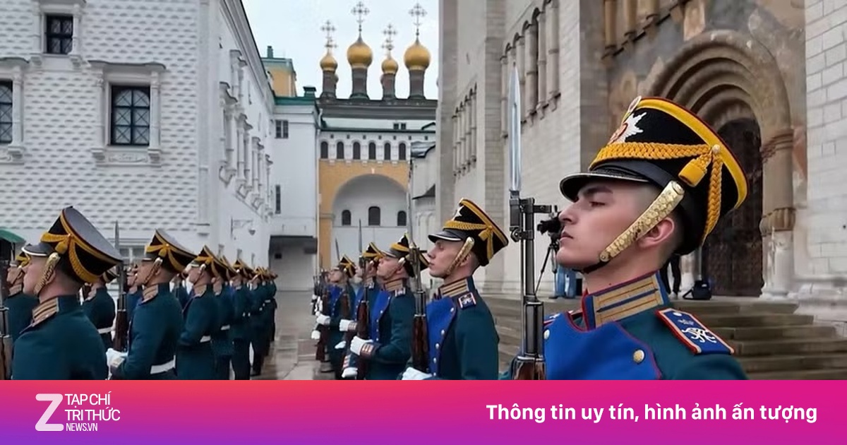 Trung đoàn Tổng thống Nga kiêu hãnh kỷ niệm 90 năm ngày thành lập