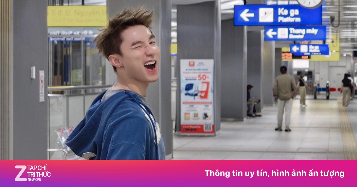Sơn Tùng đi metro TP.HCM
