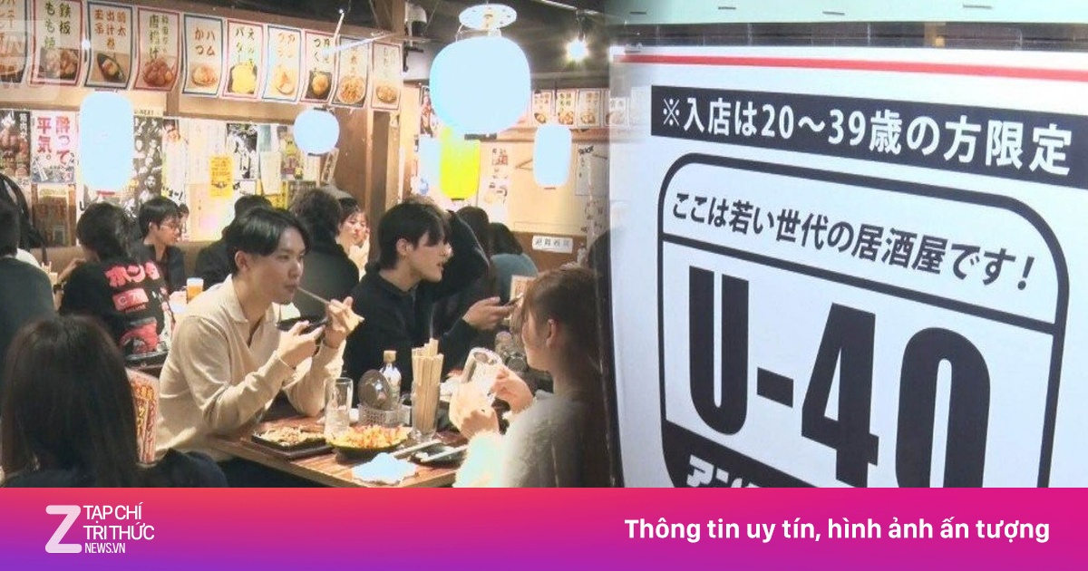 Quán nhậu Nhật Bản cấm cửa khách trên 40 tuổi