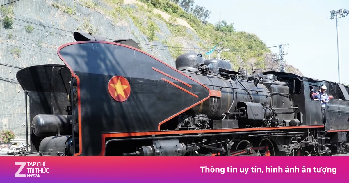 Tàu hỏa hơi nước xuất hiện ở Quy Nhơn