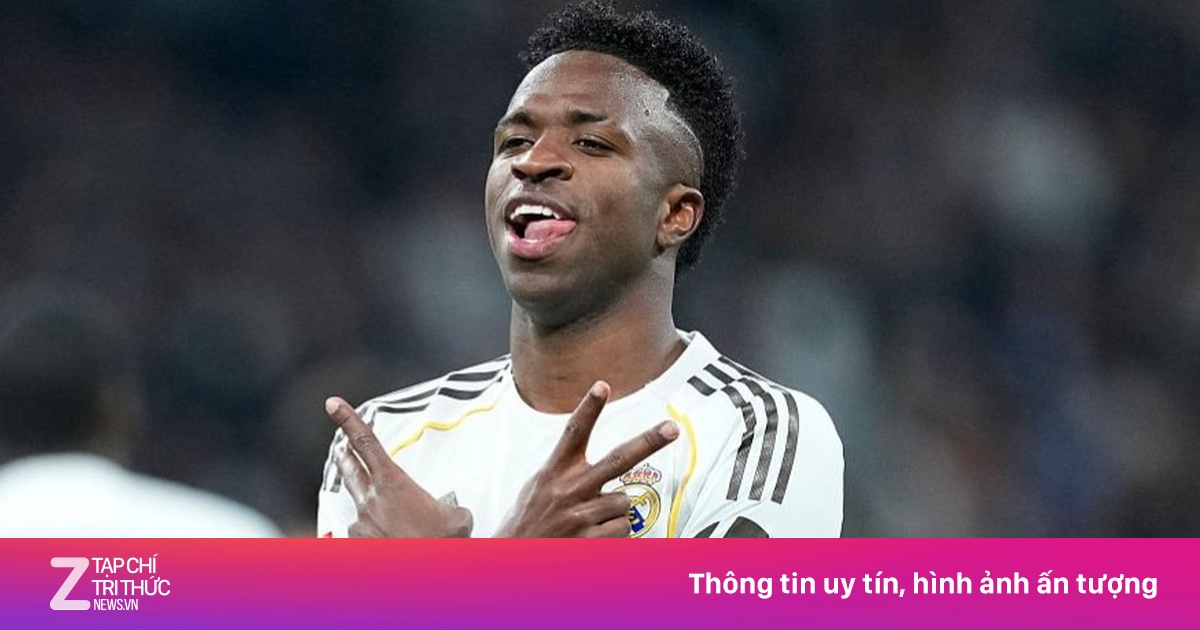 Vinicius lập cú đúp, Real chiếm ngôi đầu của Barca