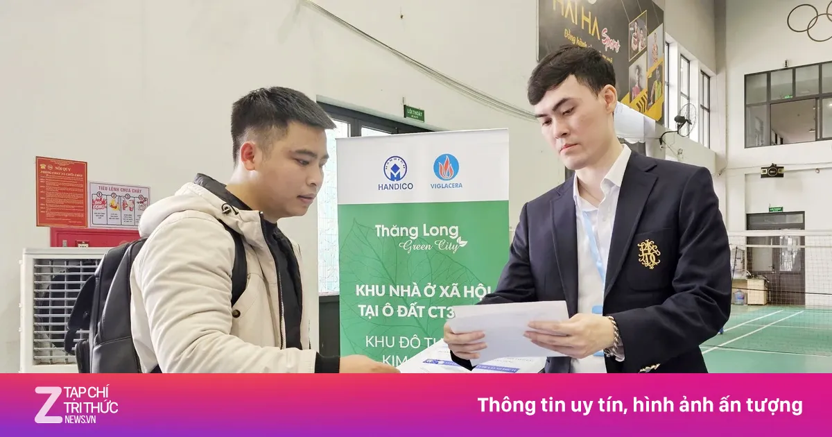 Cận cảnh bấm số, nhận hồ sơ nhà ở xã hội từ 900 triệu đồng/căn