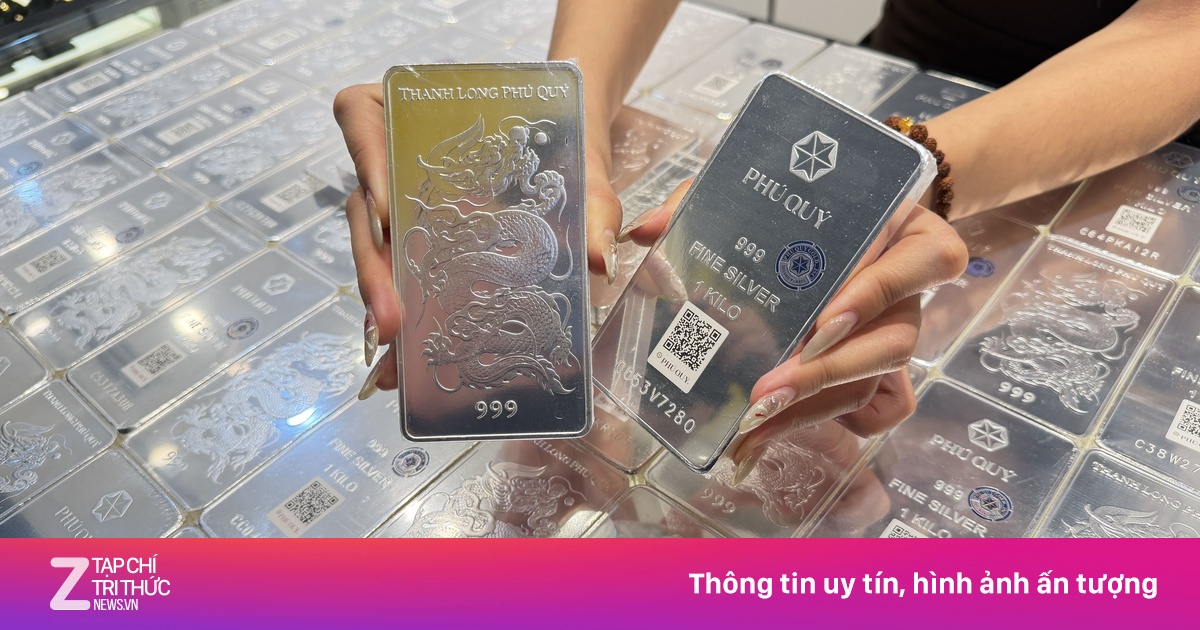 Giá bạc nóng trở lại, đã vượt mốc 82 triệu đồng/kg
