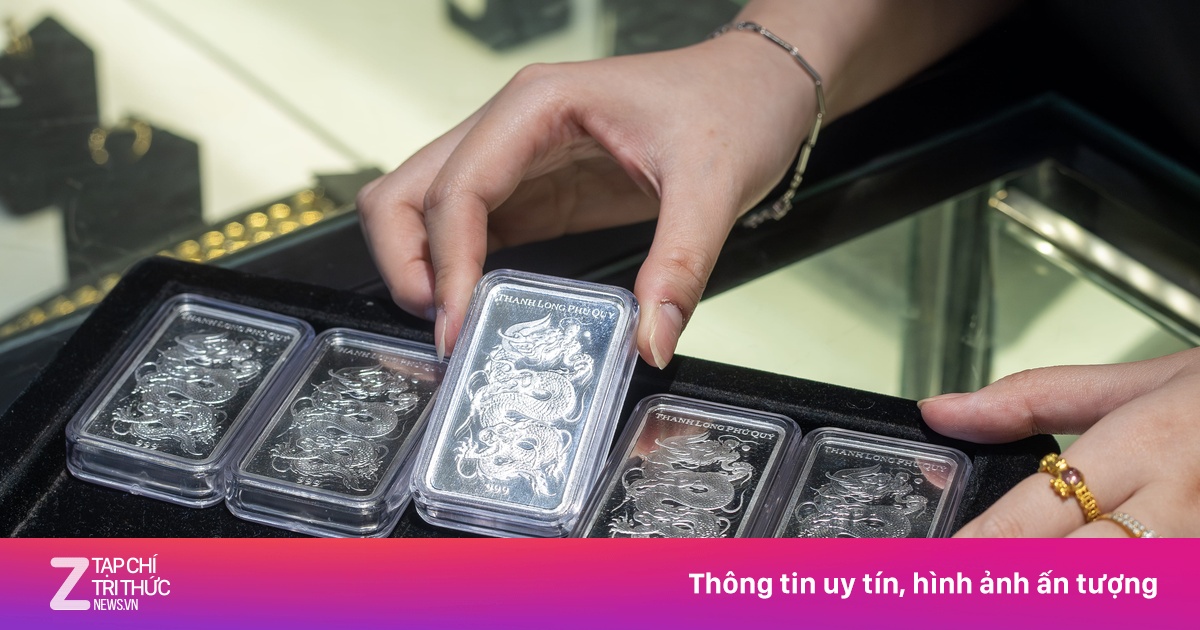 Giá bạc tăng hơn 20 triệu đồng/kg từ đáy tháng 3