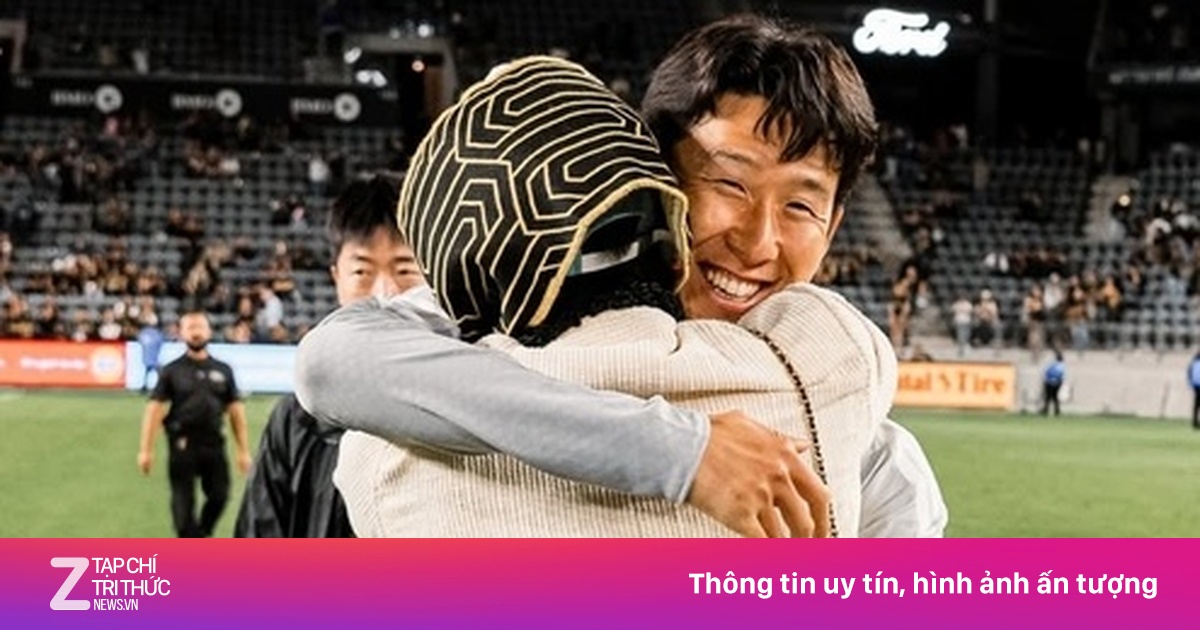 G-Dragon và Son Heung Min gây sốt với khoảnh khắc thân mật tại trận đấu LAFC