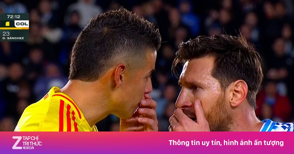 Messi nổi giận với James Rodriguez