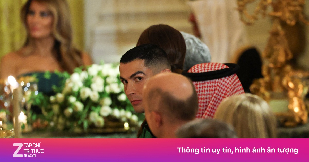Biểu cảm gây chú ý của Ronaldo tại Nhà Trắng