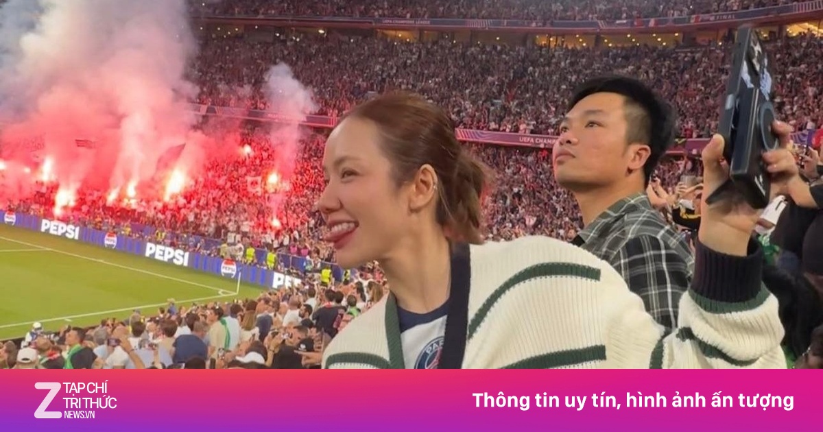 Tuấn Hưng, Phương Ly phấn khích khi PSG vô địch Champions League