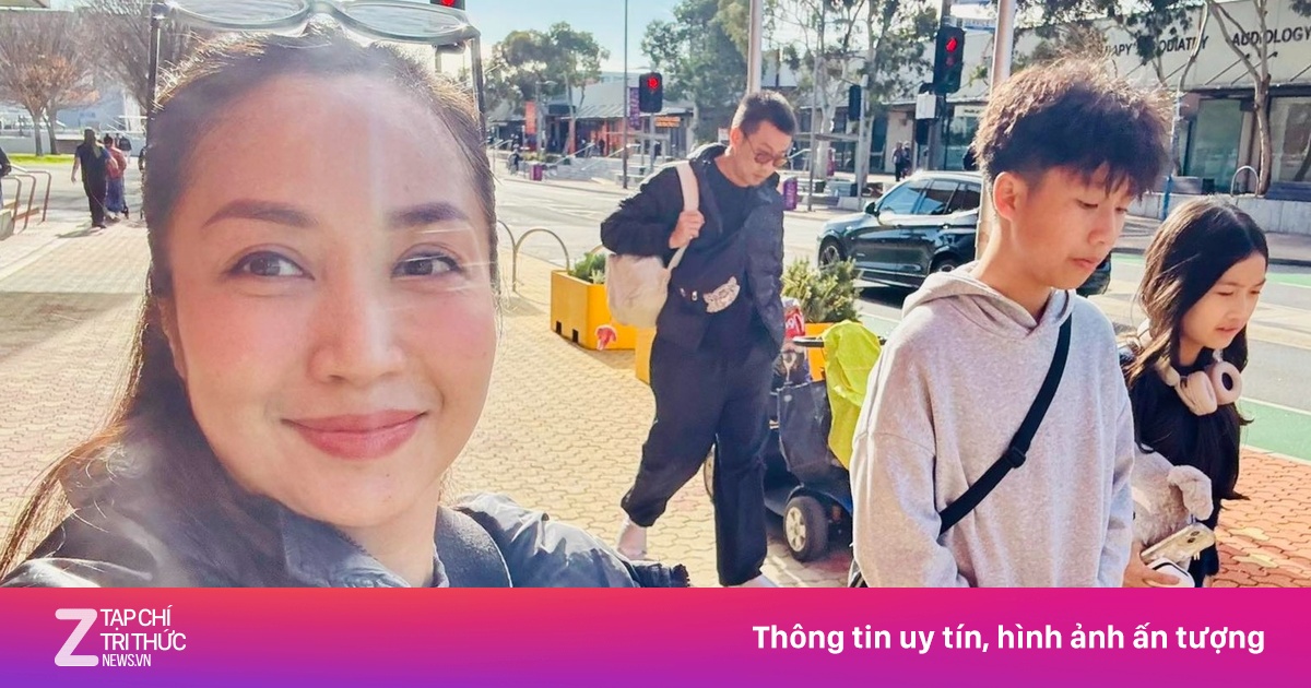 Ốc Thanh Vân đưa các con sang Australia
