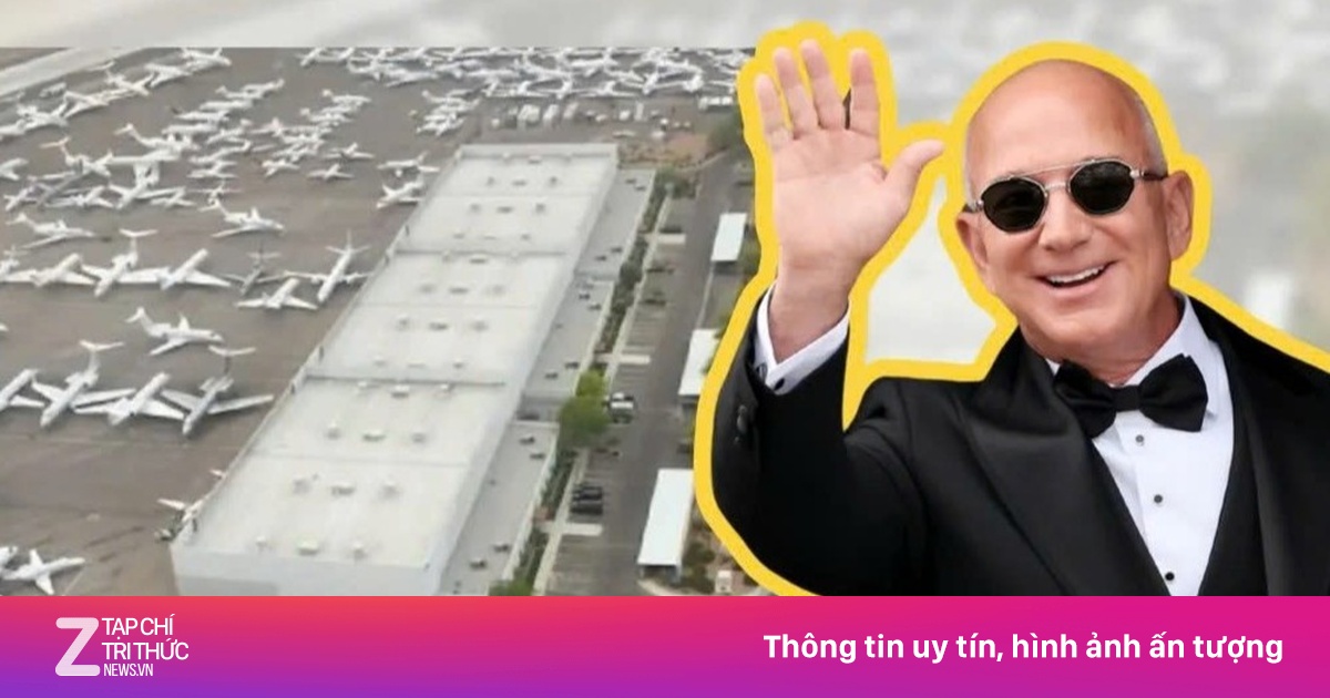Thực hư hình ảnh ùn tắc máy bay tại lễ cưới tỷ phú Jeff Bezos