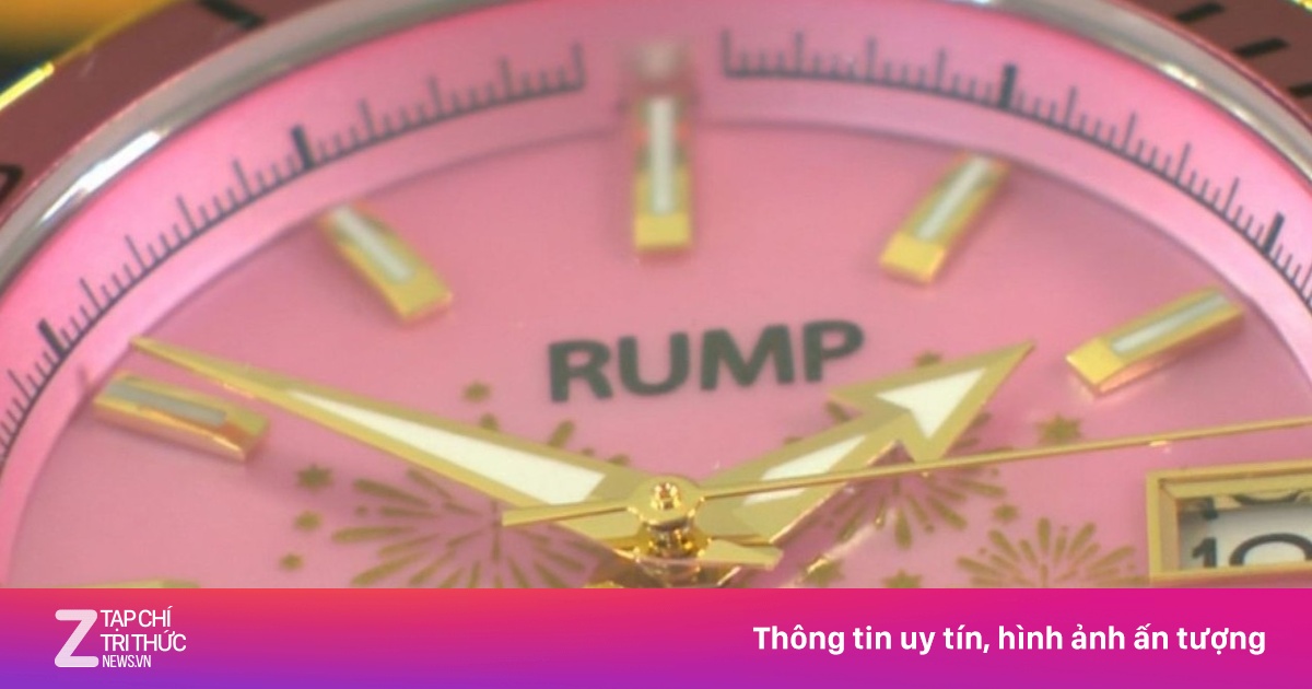 Đồng hồ Trump mạ vàng gây thất vọng