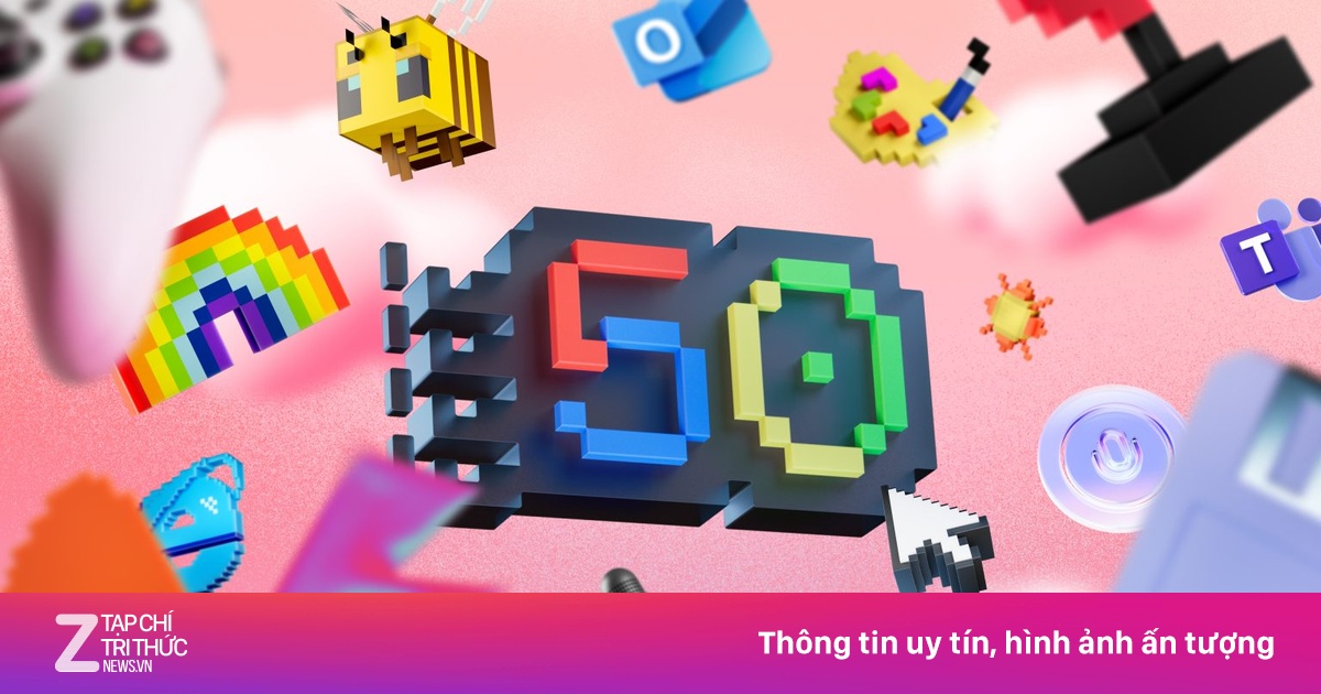 Microsoft sắp tròn 50 tuổi