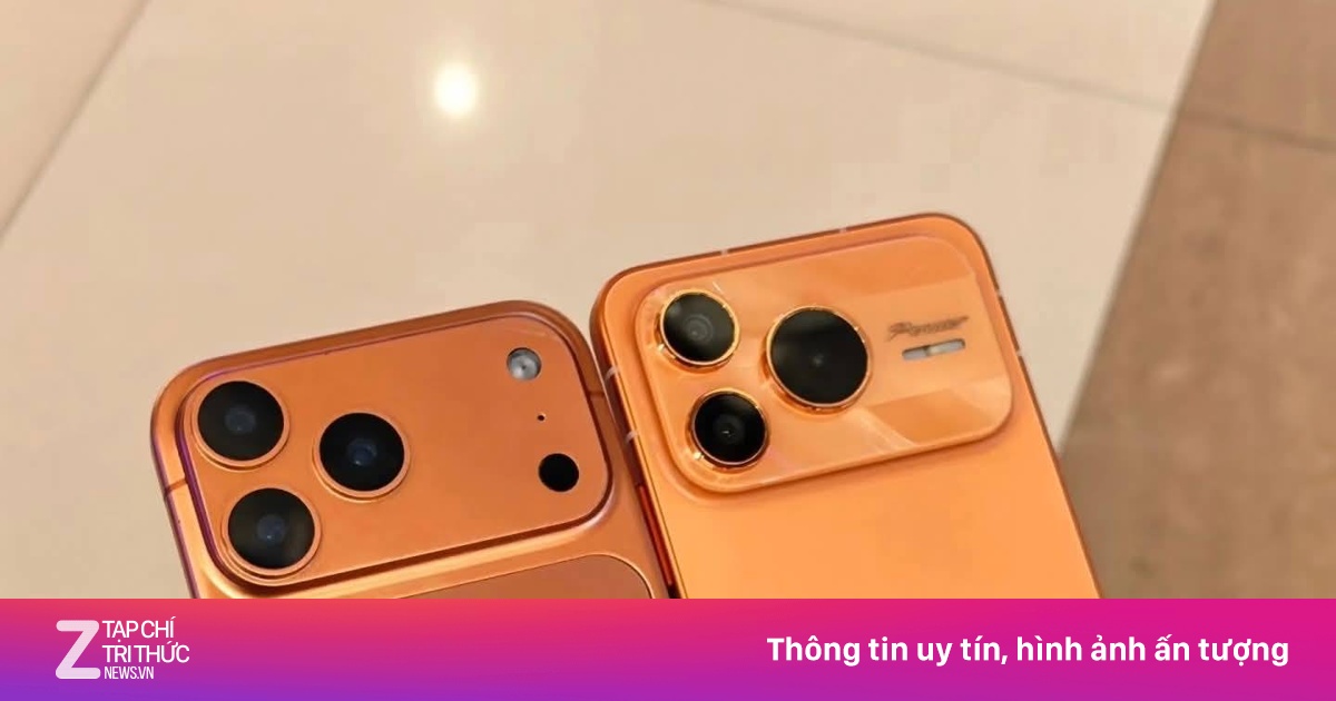 Điện thoại giống hệt iPhone 17 Pro Max khiến hãng Trung Quốc gặp khó