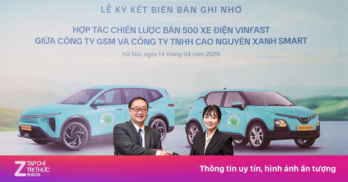 Cao Nguyên Xanh Smart mua 500 xe điện Xanh SM, vận hành taxi điện