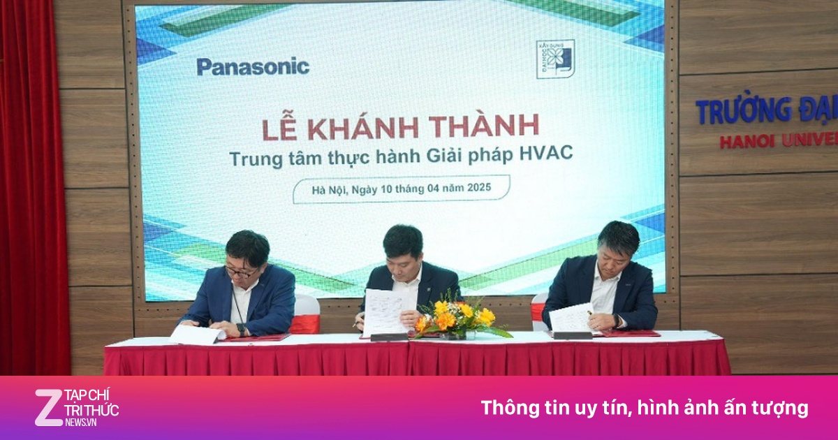 Panasonic mở không gian thực hành hiện đại cho sinh viên ĐH Xây dựng