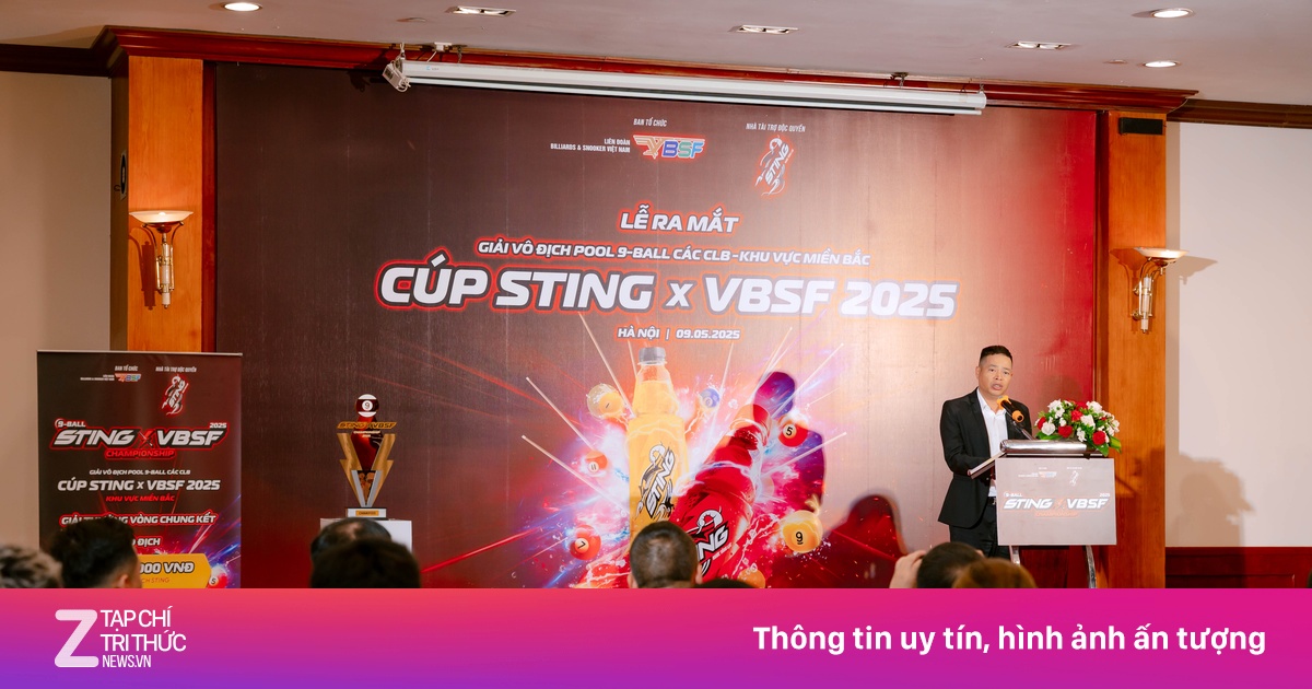Sting x VBSF Pool 9-Ball Championship 2025 dự kiến quy tụ 1.000 cơ thủ