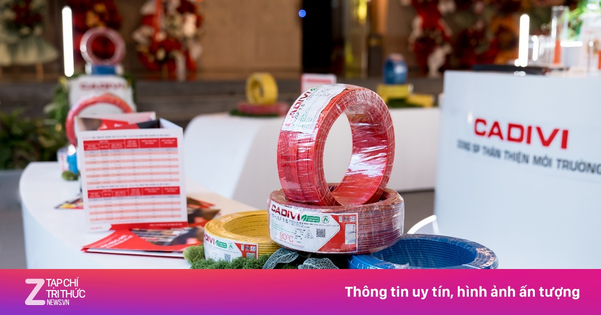 Cadivi hướng tới đưa dây cáp điện, vật liệu xanh đến mọi công trình