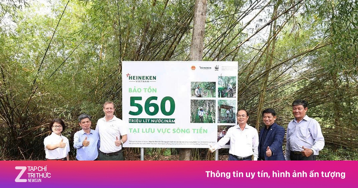 Bù hoàn nước và tham vọng phát triển bền vững của Heineken Việt Nam