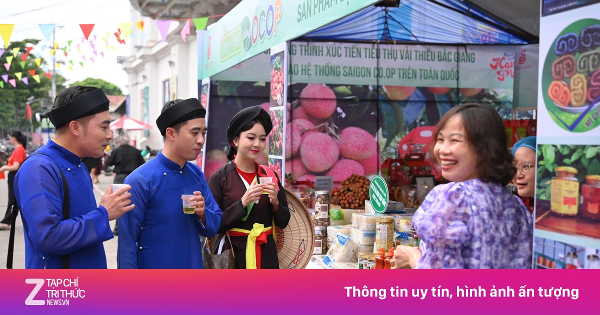 Đến Co.opmart Bắc Giang nghe hát quan họ và thưởng thức vải thiều