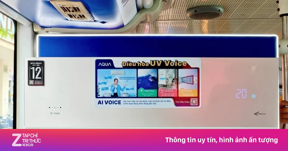 Điều hòa Aqua UV Voice định hình trải nghiệm tiêu dùng thông minh