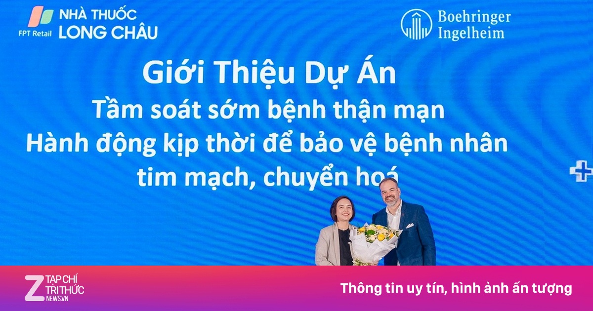 Long Châu hợp tác Boehringer Ingelheim tầm soát bệnh thận mạn miễn phí