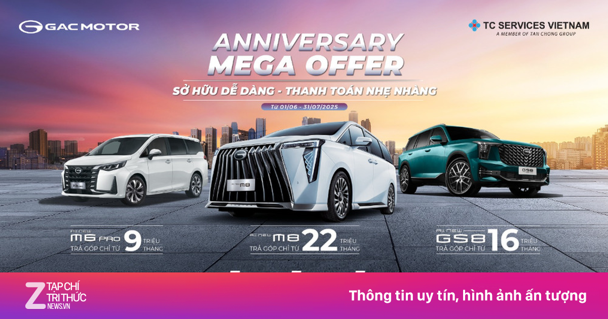 GAC Motor Việt Nam mừng sinh nhật với ưu đãi hấp dẫn