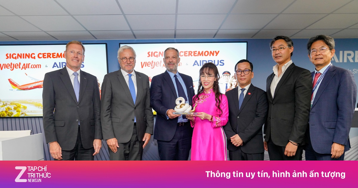 Vietjet đặt hàng mới 100 máy bay A320/A321neo