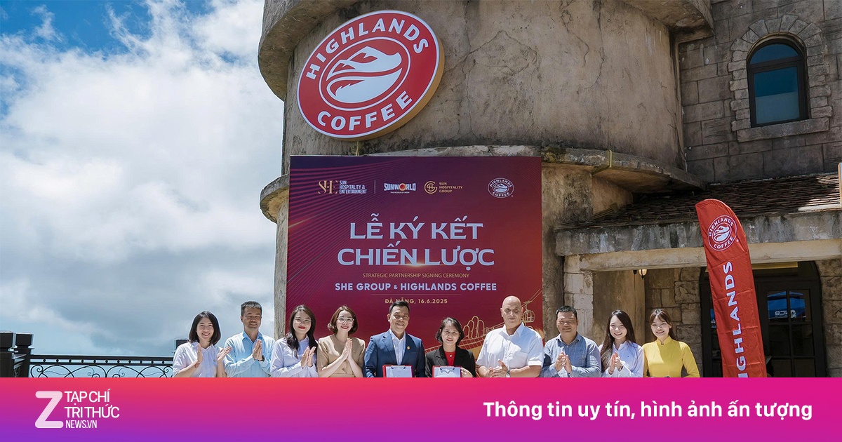 SHE Group và Highlands bắt tay, ra mắt 6 cửa hàng café trong năm 2025
