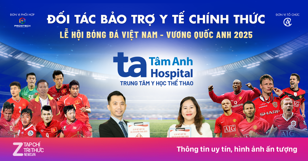 Tâm Anh đồng hành sự kiện các huyền thoại Manchester Reds đến Việt Nam