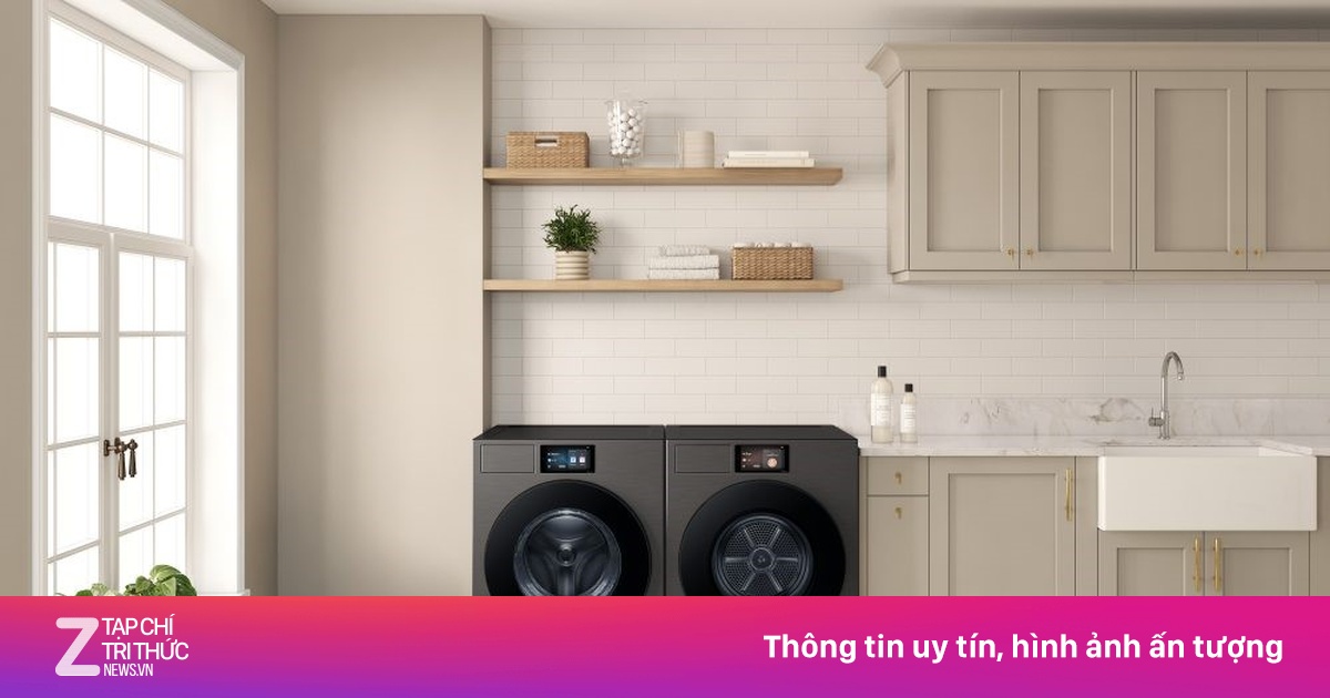 Samsung Bespoke AI nâng tầm trải nghiệm giặt giũ hàng ngày