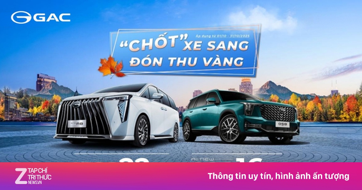 GAC Motor ưu đãi lớn mùa thu cho khách hàng