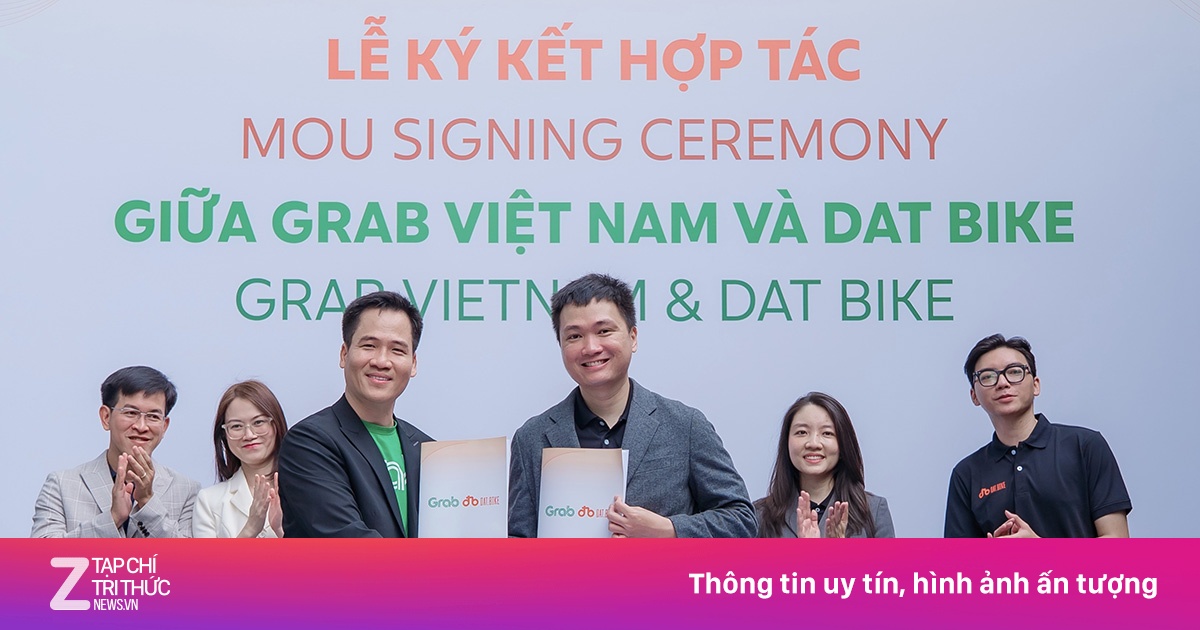 Grab bắt tay Dat Bike hỗ trợ đối tác tài xế chuyển đổi xanh